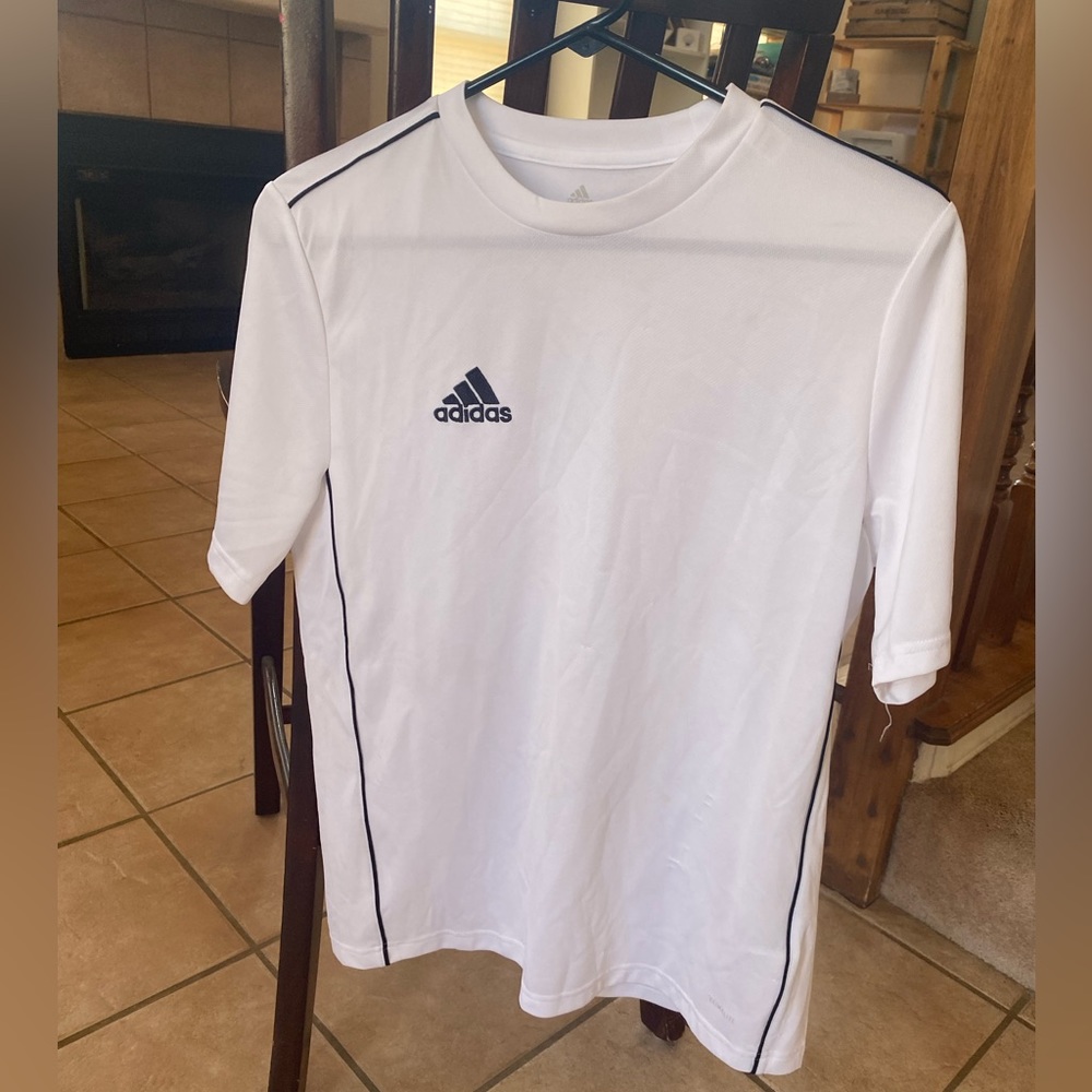 Adidas white practice Jersey